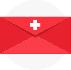 Ícone de envelope da Suíça